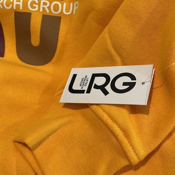 Lifted Research Group Hoodie Split Logo in Gold Size S - Picture 6 of 7